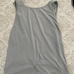 Lululemon light blue/gray tank